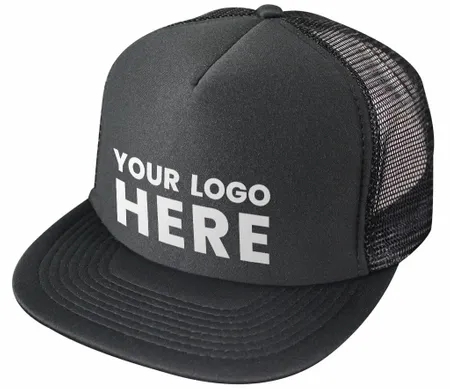 Nissun Cap 5 Panel Foam Trucker Hat Flat Bill - 5FBC - Custom Pro Prints