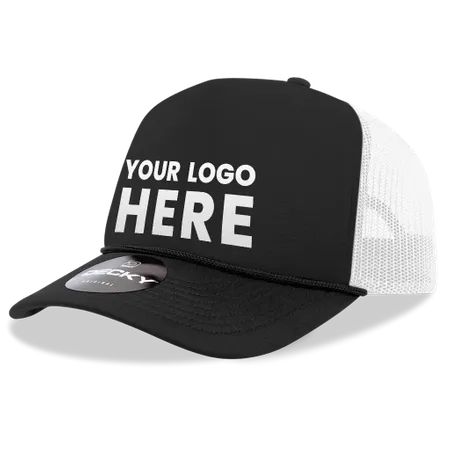 Decky 212 5 Panel High Profile Foam Trucker Hat, 3-Tone Colors Decky 212 5 Panel High Profile Foam Trucker Hat, 3-Tone Colors - Custom Tees Today