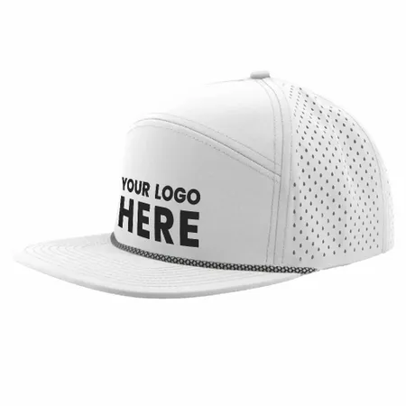 Zapped Headwear Osprey R+ 7 Panel Perforated Rope Cap - Custom Pro Prints