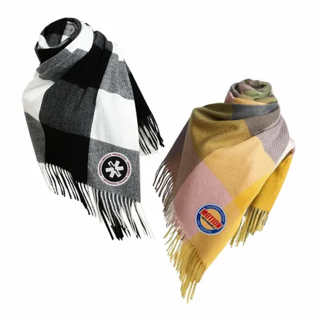 Plush Polyester Scarves - Custom Tees Today