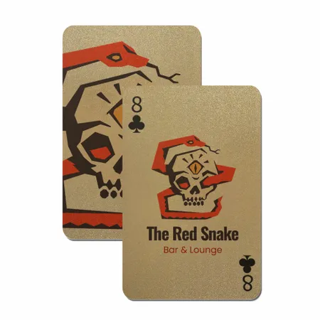 Gold Glitter Playing Cards - Tote Bags Now