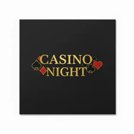 Casino Napkins - Custom Tees Today