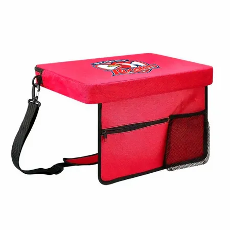 Stadium Foam Cushion with Multi Pockets - Stealth Patches