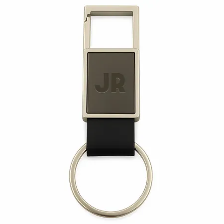 Square Caribiner Metal Keychain - Custom Tees Today