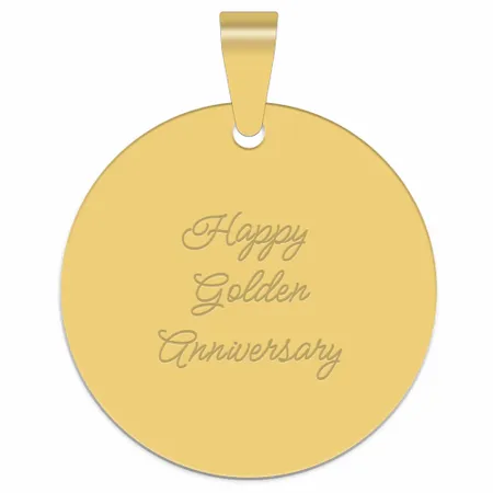 Full Color Circle Metal Keychain - Custom Tees Today