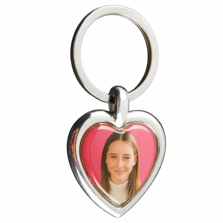 Spinning Heart Metal Keychain - Custom Tees Today