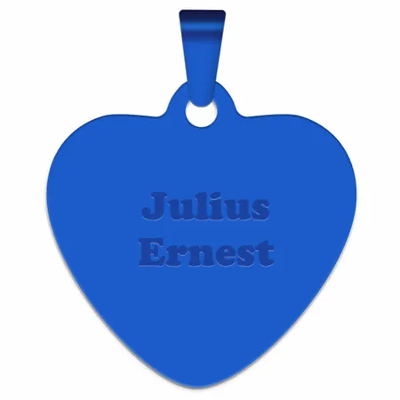 Full Color Heart Metal Keychain - Custom Tees Today