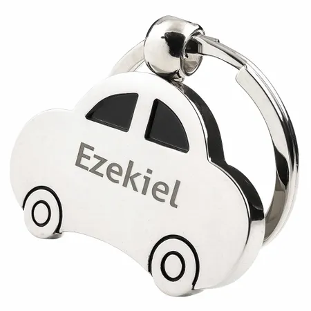 Car Shaped Metal Keychain - Custom Tees Today