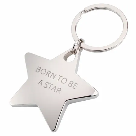Dazzling Star Metal Keychain - Custom Tees Today
