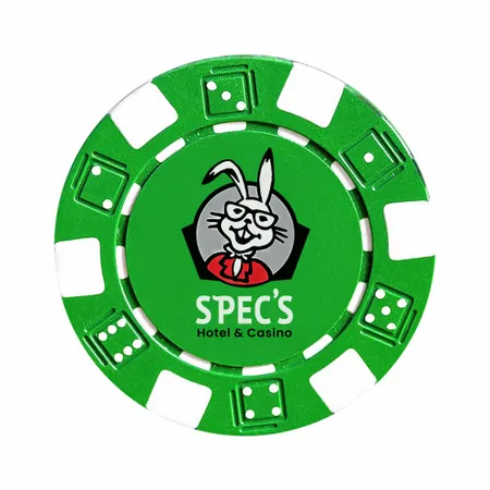 6 Stripe Custom Poker Chips - Custom Pro Prints