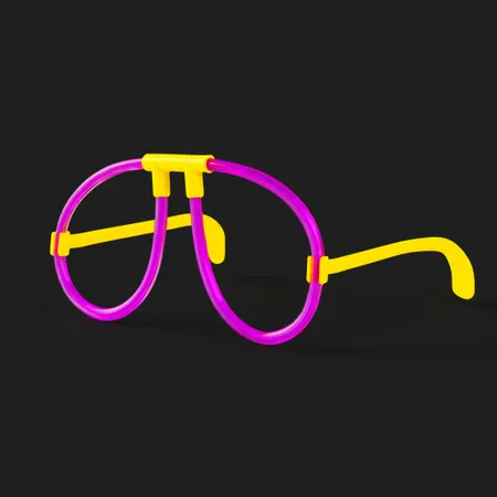 Neon Glasses - Custom Pro Prints