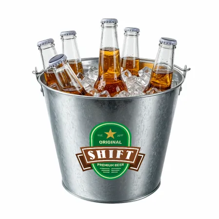 Tinplate Beer Buckets & Opener Combo - Custom Tees Today