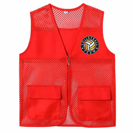 Breathable Mesh Vests with Zippers - Custom Tees Today