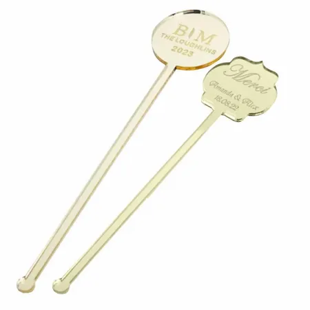 Metallic Acrylic Stir Sticks - Custom Pro Prints