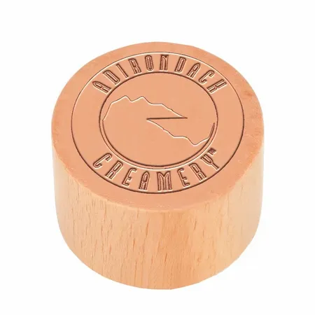 Round Wood Rubber Stamps - Tote Bags Now
