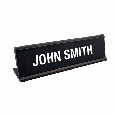 Metal Desktop Name Badges - Tote Bags Now