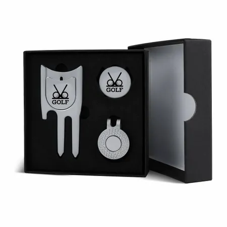 Durable Golf Repair Tool with Ball Markers Gift Set - Tote Bags Now