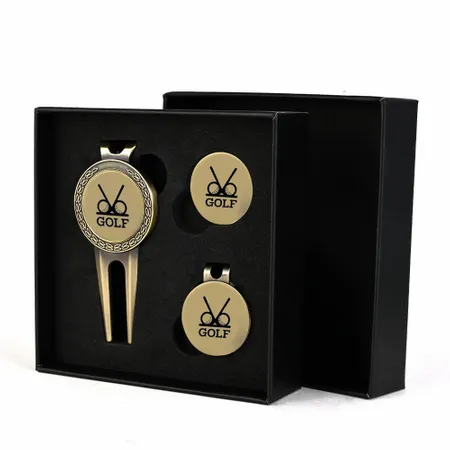 Patterns Golf Divot Tool and Ball Markers Set - Tote Bags Now