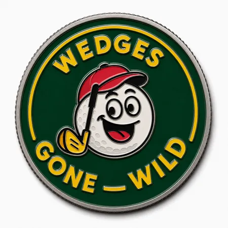Hard Enamel Golf Ball Markers - Tote Bags Now