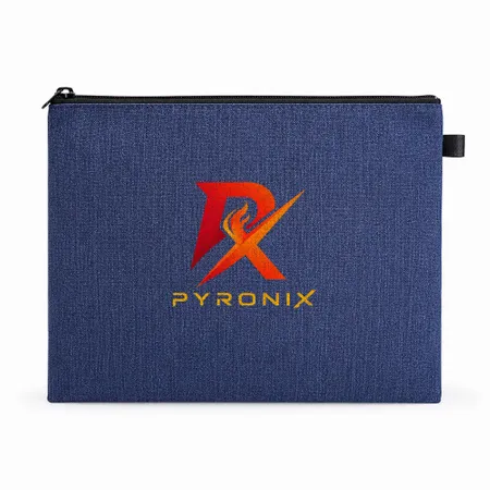 Fabric Zippered Document Bags - Custom Pro Prints
