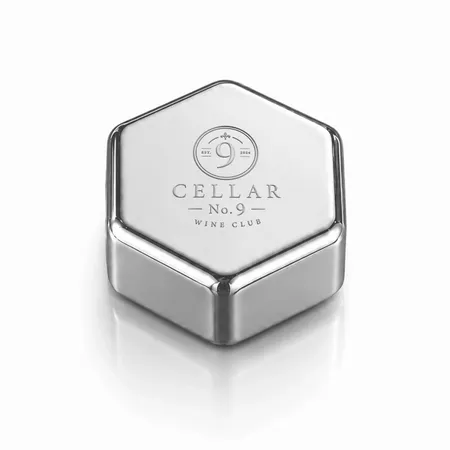 Hexagon Stainless Steel Ice Cubes - Hand Fans Now