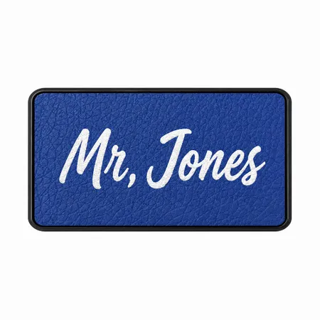 Leather Name Badges - Custom Pro Prints