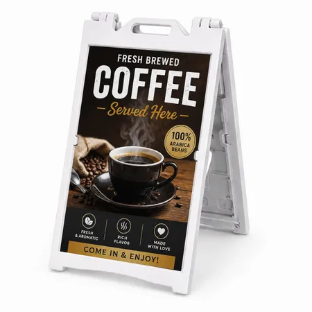 A-Frame Sidewalk Sign - Custom Tees Today
