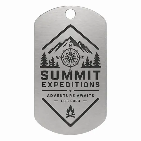 Laser Cut Metal Dog Tags - Custom Pro Prints