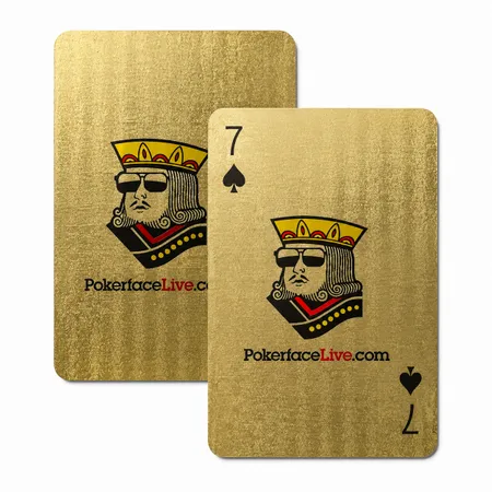Brushed Gold Finish Playing Cards - Custom Pro Prints