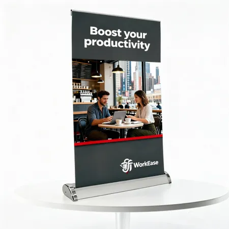 Desktop Roll Up Banner - Custom Pro Prints