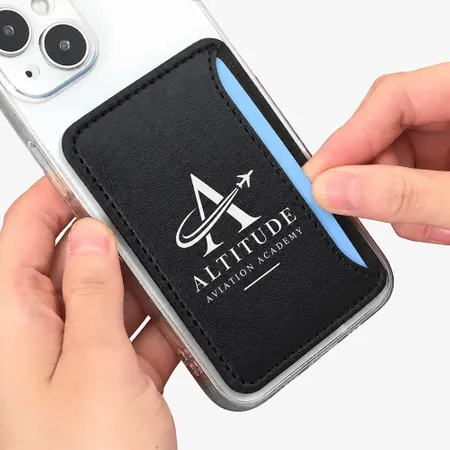 Leather Phone Wallet with Side Slit - Custom Tees Today