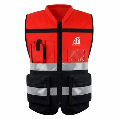 Heavy-Duty, Two-Tone Safety Vests - Challenge Coin Now