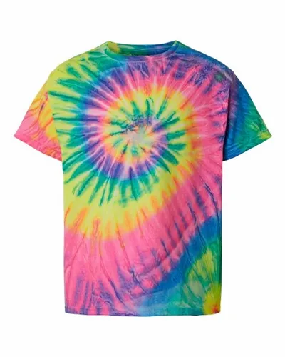 Spirale arcobaleno fluorescente
