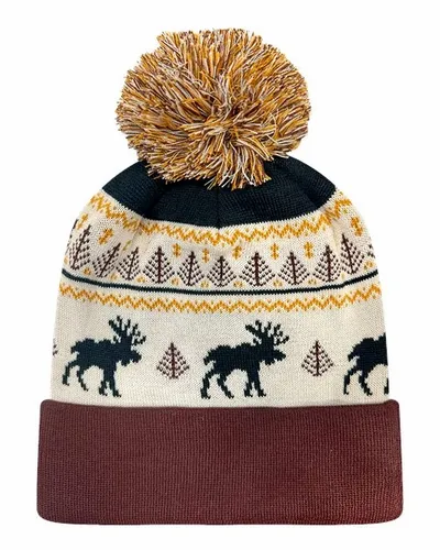 Alce Fairisle/ Marrone