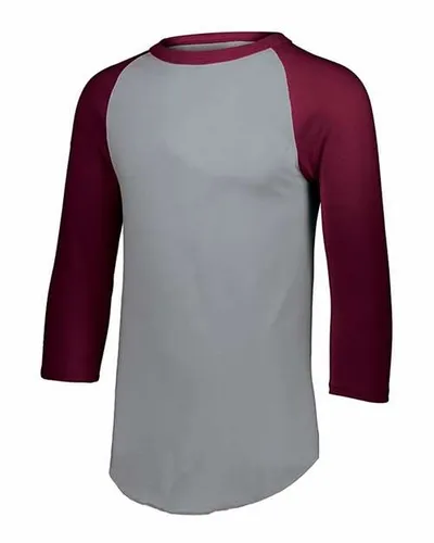 Athletic Heather/ Maroon