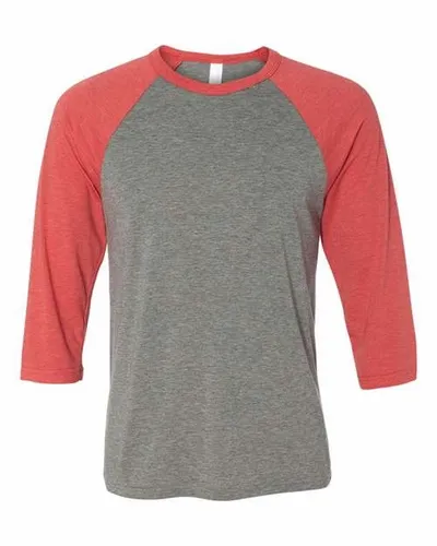 Triblend gris/rojo