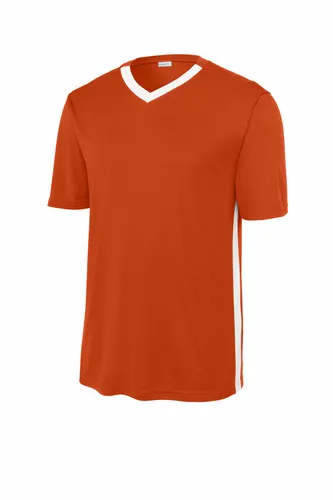 Tiefes Orange/Weiß