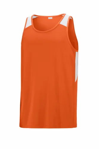 Naranja intenso/Blanco