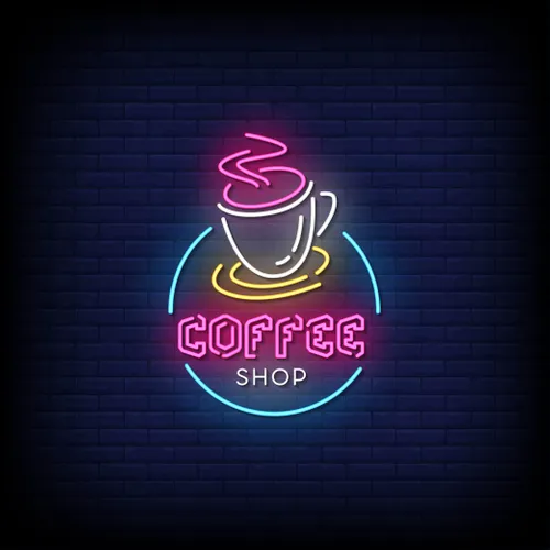 Coffee Shop Neon Sign - Custom Pro Prints