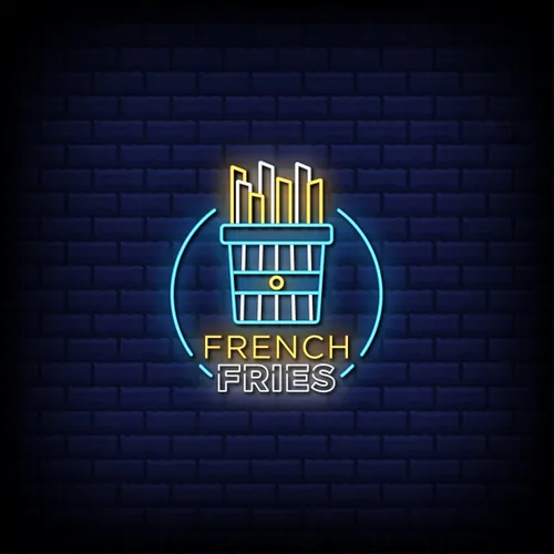French Fries Shop Neon Sign - Custom Pro Prints