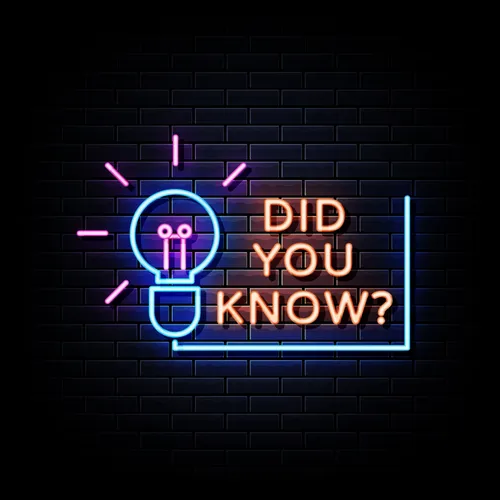 Did You Know Neon Sign - Custom Pro Prints