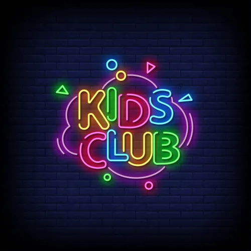 Kids Club Neon Sign - Custom Pro Prints