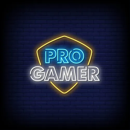 Pro Gamer Neon Sign - Custom Pro Prints