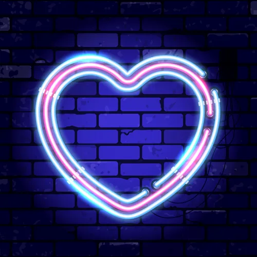 Heart Neon Sign - Custom Pro Prints