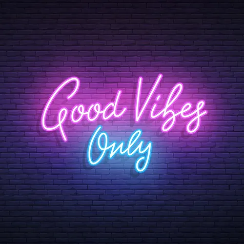 Good Vibes Only Neon Sign - Custom Pro Prints