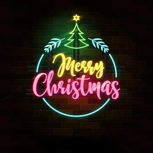 Christmas Neon Sign - Custom Pro Prints