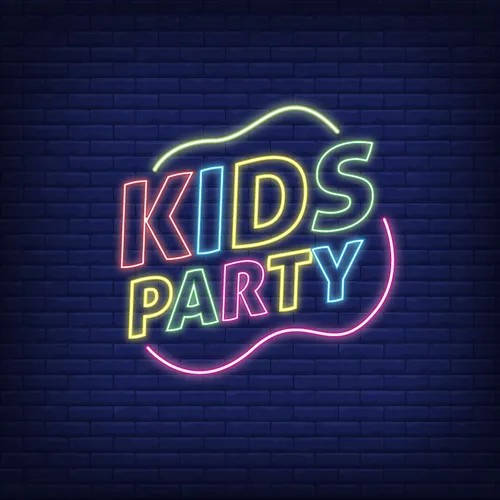Kids Party Neon Sign - Custom Pro Prints