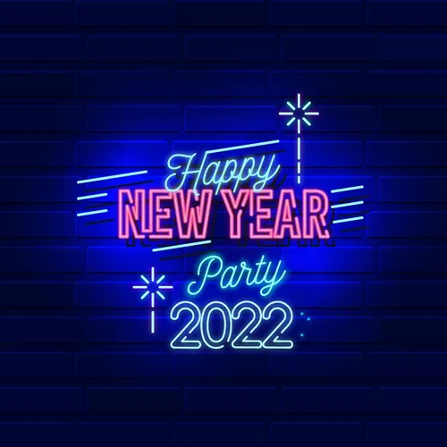 New Year Party Neon Sign - Custom Pro Prints