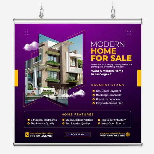 Hanging Clamp Bar Banners - Stealth Promo Co