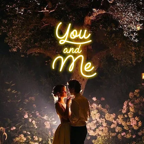 You And Me Neon Sign - Custom Pro Prints
